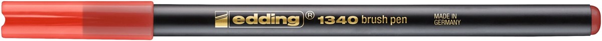 edding 1340 Pinselstift rot, Pinselspitze 1-6 mm (Art.-Nr.: 4-1340002)