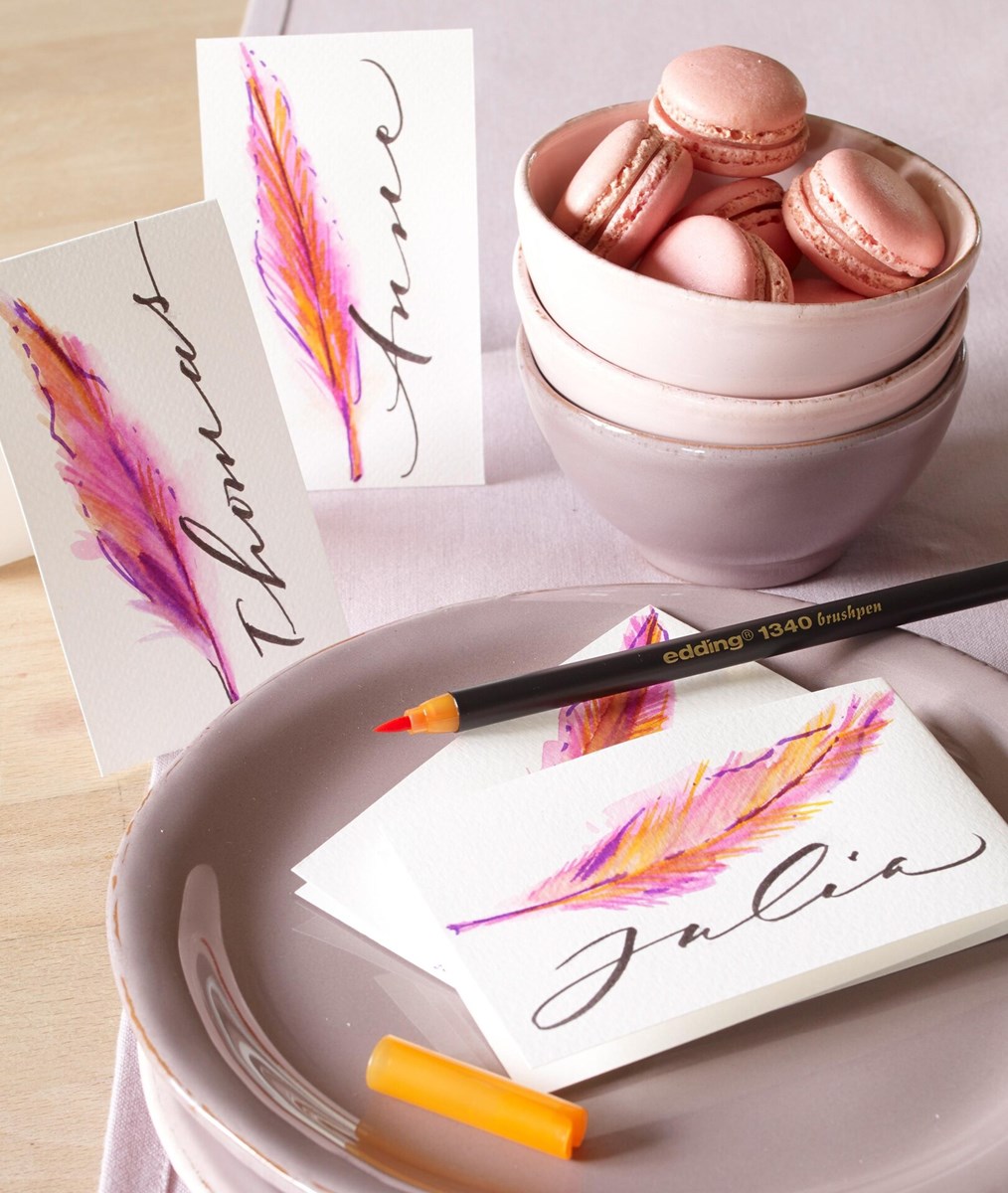 edding 1340 Pinselstift blau, Pinselspitze 1-6 mm (Art.-Nr.: 4-1340003)