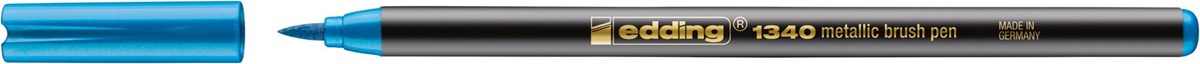 edding 1340 Pinselstift blau metallic, Pinselspitze 1-6 mm (Art.-Nr.: 4-1340073)