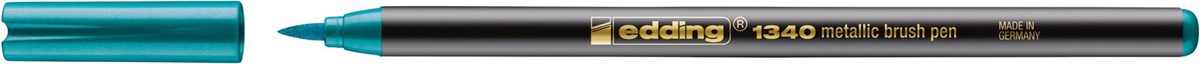 edding 1340 Pinselstift grün metallic, Pinselspitze 1-6 mm (Art.-Nr.: 4-1340074)