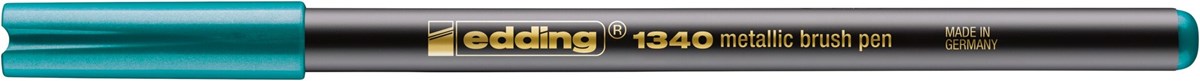 edding 1340 Pinselstift grün metallic, Pinselspitze 1-6 mm (Art.-Nr.: 4-1340074)