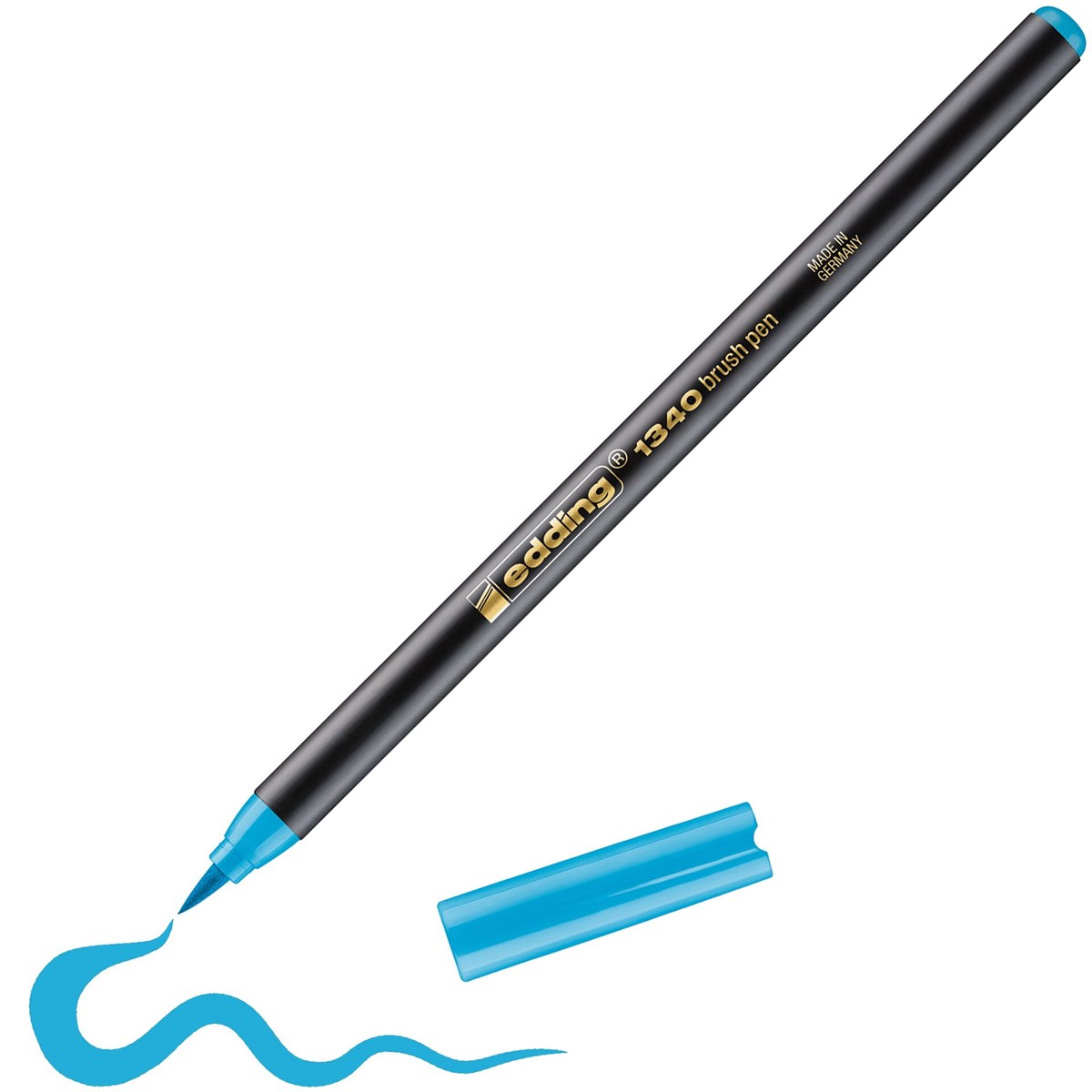 edding 1340 Pinselstift azure-blau, Pinselspitze 1-6 mm (Art.-Nr.: 4-1340085)