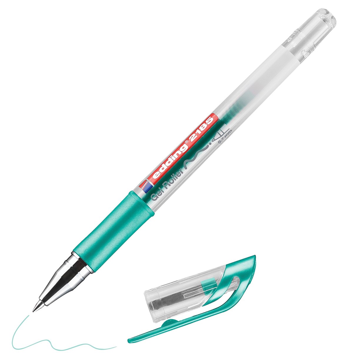 edding 2185 Gelroller grün-metallic, Rollerspitze 0,7 mm (Art.-Nr.: 4-2185074)