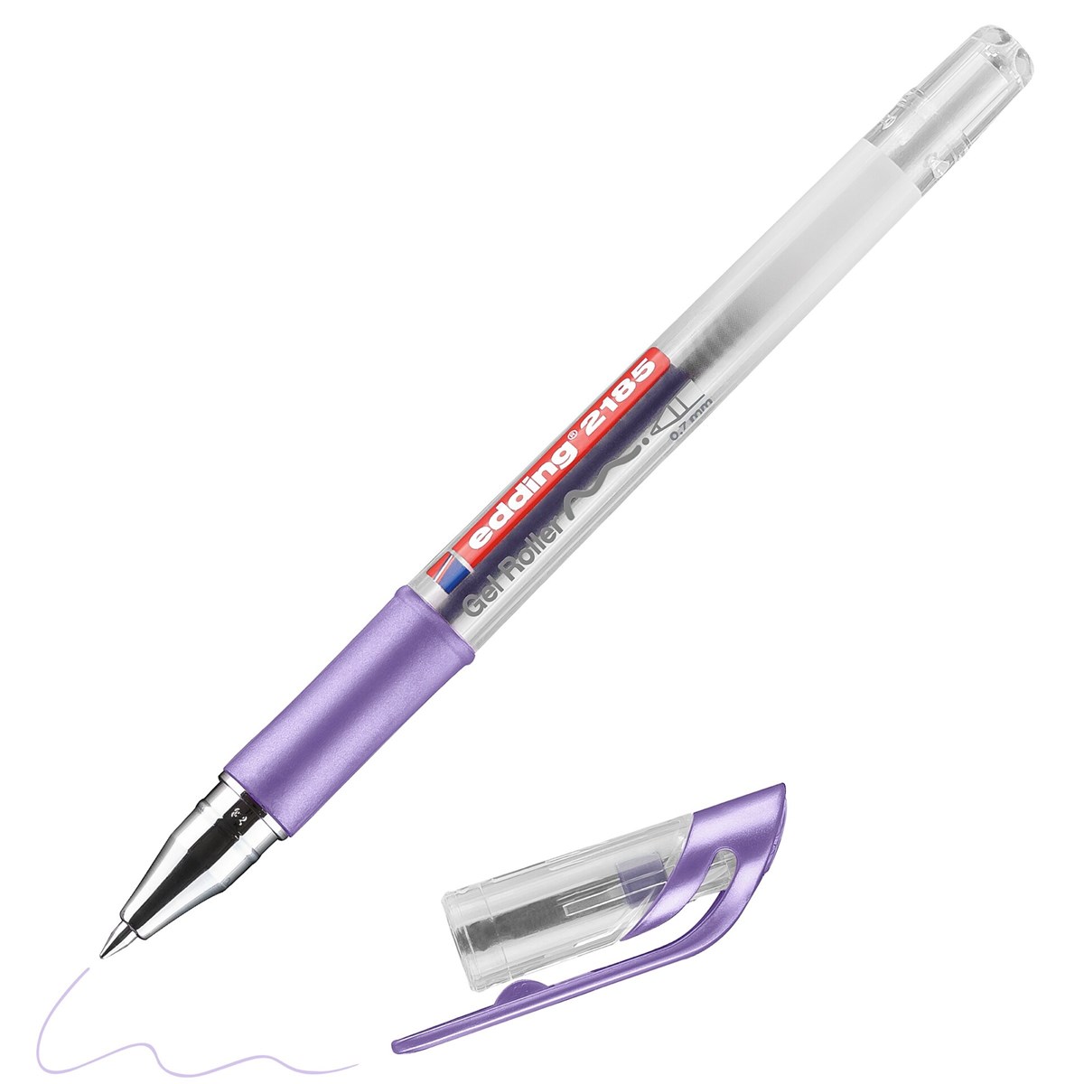 edding 2185 Gelroller violett-metallic, Rollerspitze 0,7 mm (Art.-Nr.: 4-2185078)