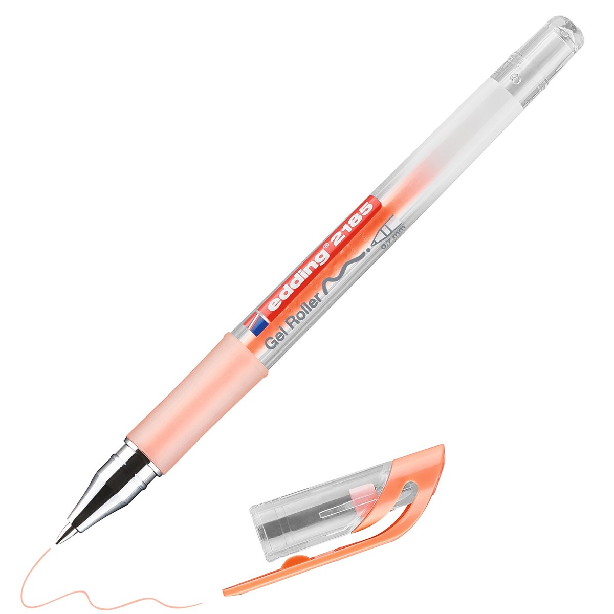 edding 2185 Gelroller pastellorange, Rollerspitze 0,7 mm (Art.-Nr.: 4-2185136)