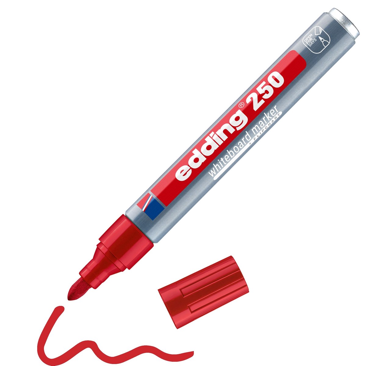 edding 250 Whiteboardmarker rot, Rundspitze 1,5-3 mm (Art.-Nr.: 4-250002)