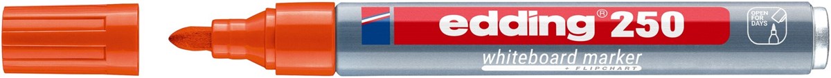 edding 250 Whiteboardmarker orange, Rundspitze 1,5-3 mm (Art.-Nr.: 4-250006)