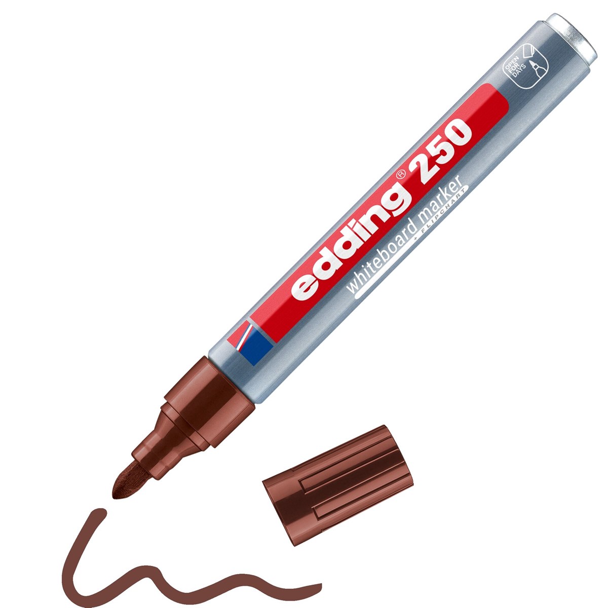 edding 250 Whiteboardmarker braun, Rundspitze 1,5-3 mm (Art.-Nr.: 4-250007)