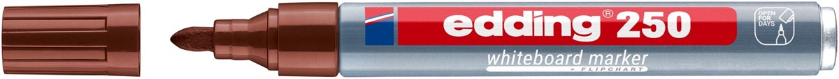 edding 250 Whiteboardmarker braun, Rundspitze 1,5-3 mm (Art.-Nr.: 4-250007)