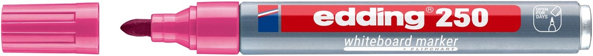edding 250 Whiteboardmarker rosa, Rundspitze 1,5-3 mm (Art.-Nr.: 4-250009)