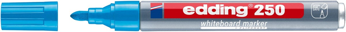 edding 250 Whiteboardmarker hellblau, Rundspitze 1,5-3 mm (Art.-Nr.: 4-250010)