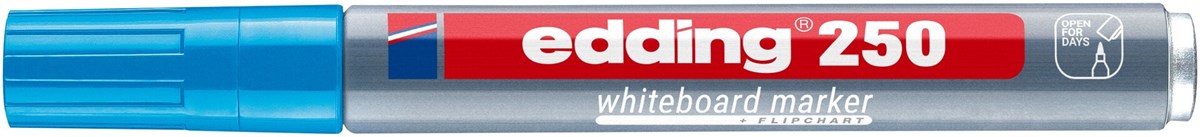 edding 250 Whiteboardmarker hellblau, Rundspitze 1,5-3 mm (Art.-Nr.: 4-250010)
