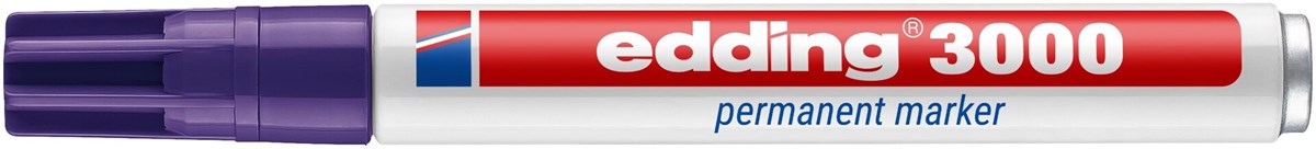 edding 3000 Permanentmarker violett, Rundspitze 1,5-3 mm (Art.-Nr.: 4-3000008)