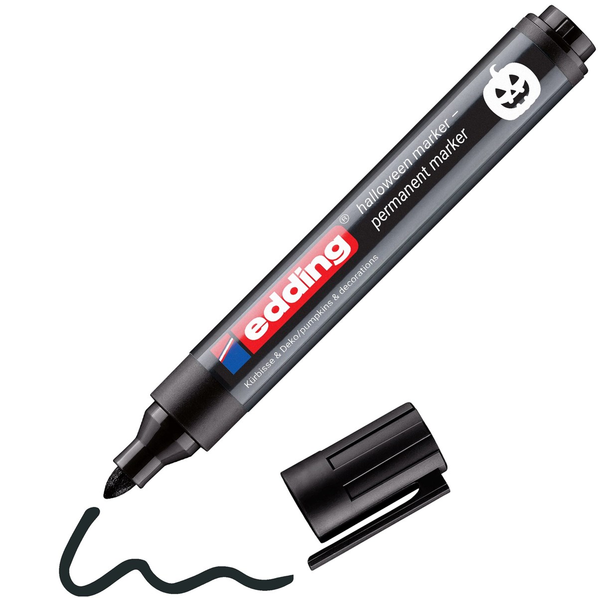 edding 3110 Halloween Marker schwarz Blister, Rundspitze 1,5-3 mm (Art.-Nr.: 4-3110-1-001)