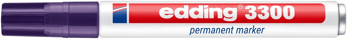 edding 3300 Permanentmarker violett, Keilspitze 1-5 mm (Art.-Nr.: 4-3300008)