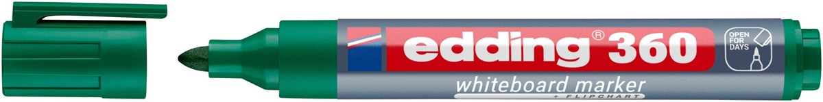 edding 360 Whiteboardmarker grün, Rundspitze 1,5-3 mm (Art.-Nr.: 4-360004)