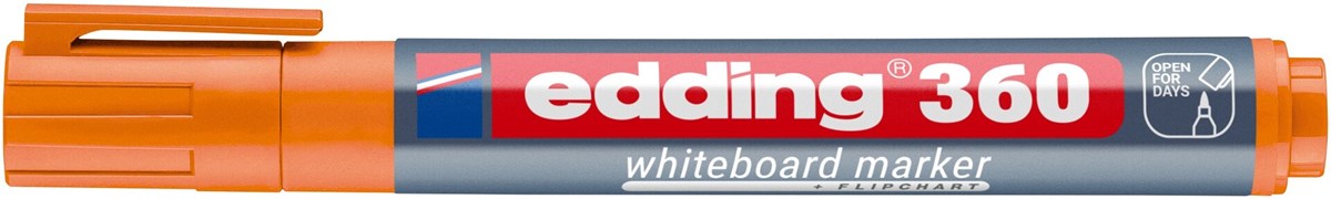 edding 360 Whiteboardmarker orange, Rundspitze 1,5-3 mm (Art.-Nr.: 4-360006)