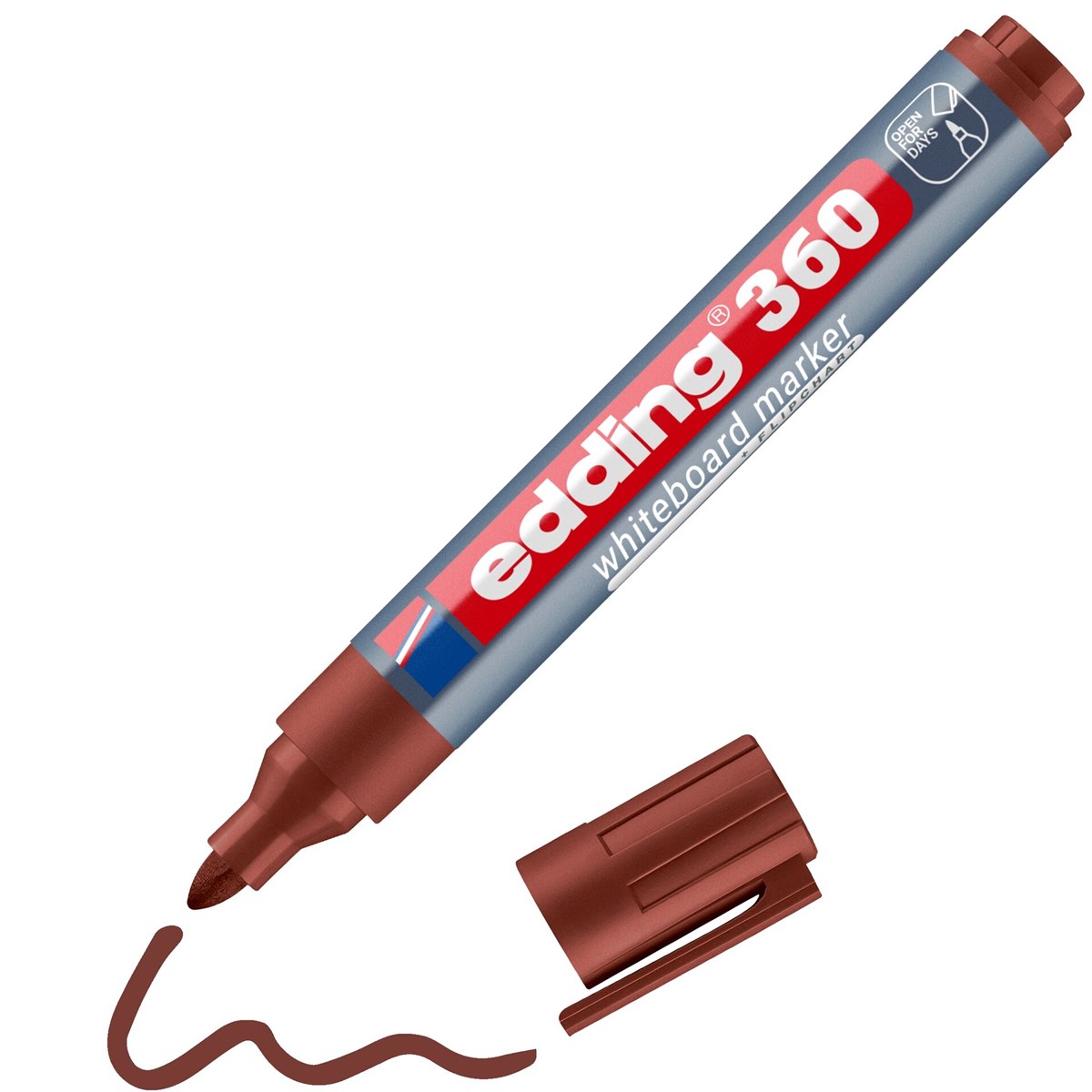 edding 360 Whiteboardmarker braun, Rundspitze 1,5-3 mm (Art.-Nr.: 4-360007)
