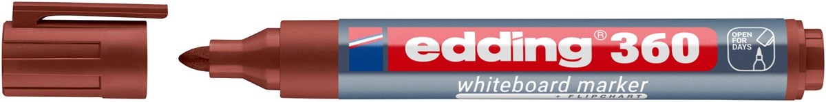 edding 360 Whiteboardmarker braun, Rundspitze 1,5-3 mm (Art.-Nr.: 4-360007)