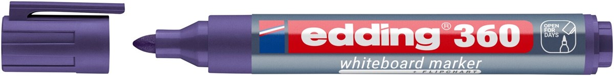 edding 360 Whiteboardmarker violett, Rundspitze 1,5-3 mm (Art.-Nr.: 4-360008)