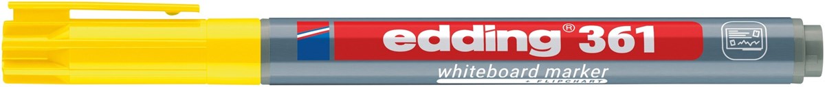 edding 361 Whiteboardmarker gelb, Rundspitze 1 mm (Art.-Nr.: 4-361005)