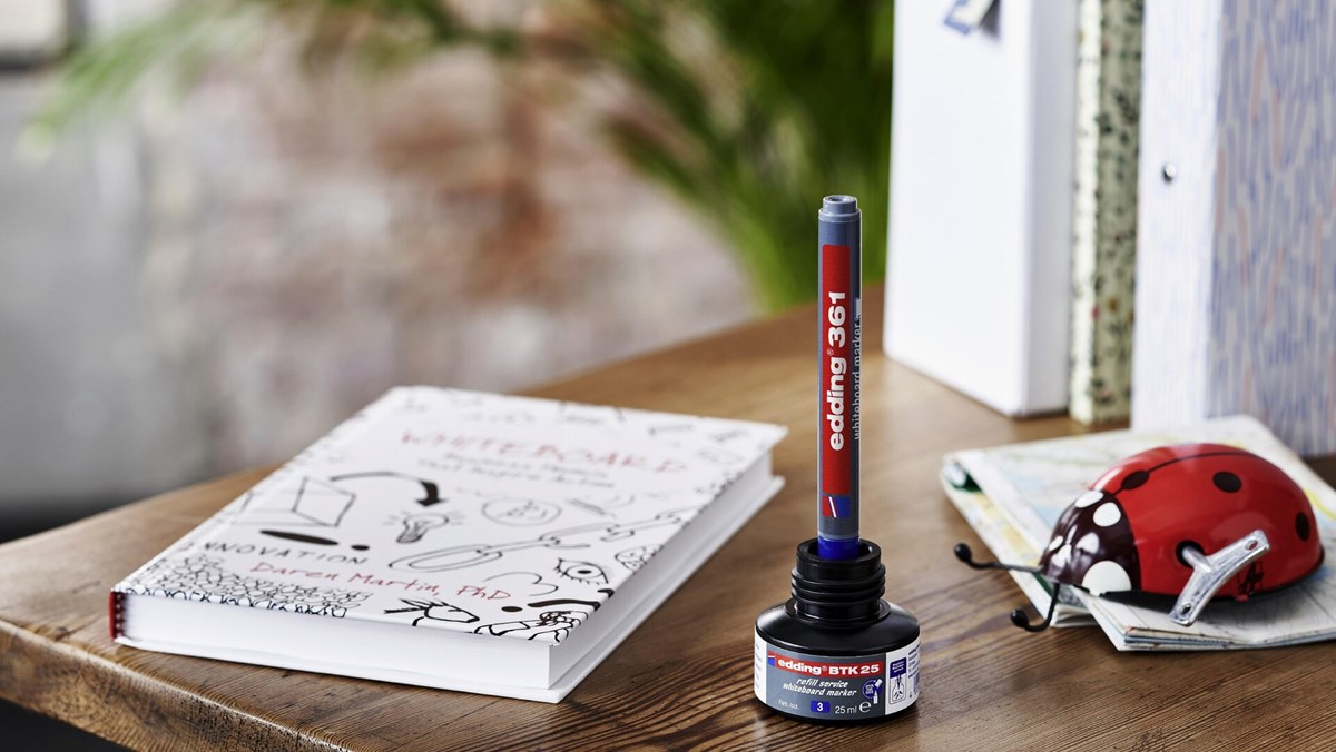 edding 361 Whiteboardmarker gelb, Rundspitze 1 mm (Art.-Nr.: 4-361005)