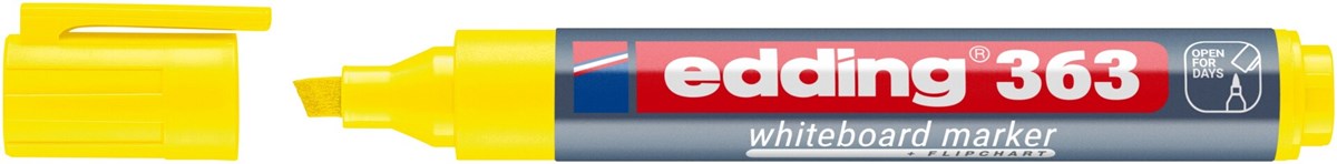 edding 363 Whiteboardmarker gelb, Keilspitze 1-5 mm (Art.-Nr.: 4-363005)