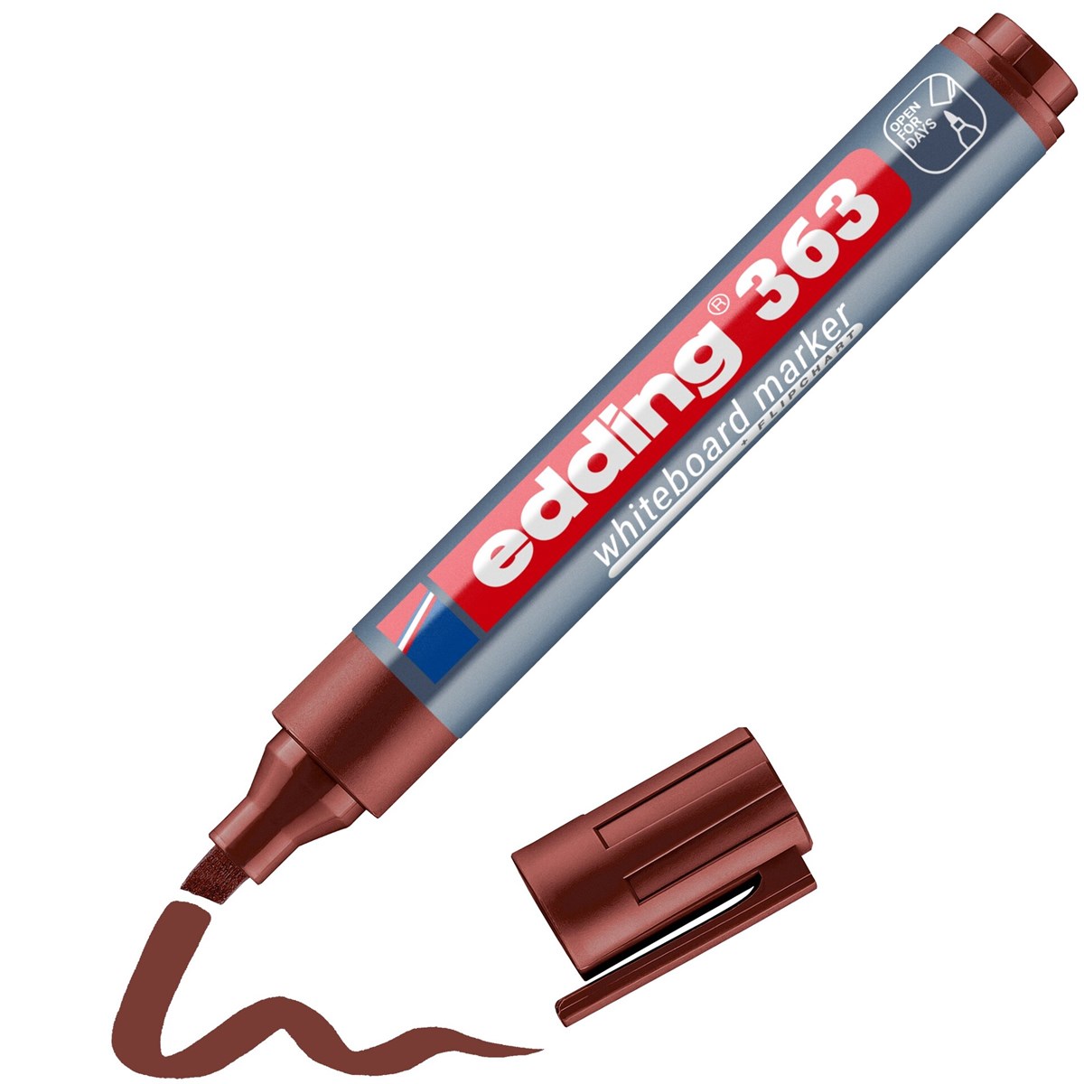 edding 363 Whiteboardmarker braun, Keilspitze 1-5 mm (Art.-Nr.: 4-363007)