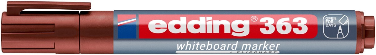 edding 363 Whiteboardmarker braun, Keilspitze 1-5 mm (Art.-Nr.: 4-363007)