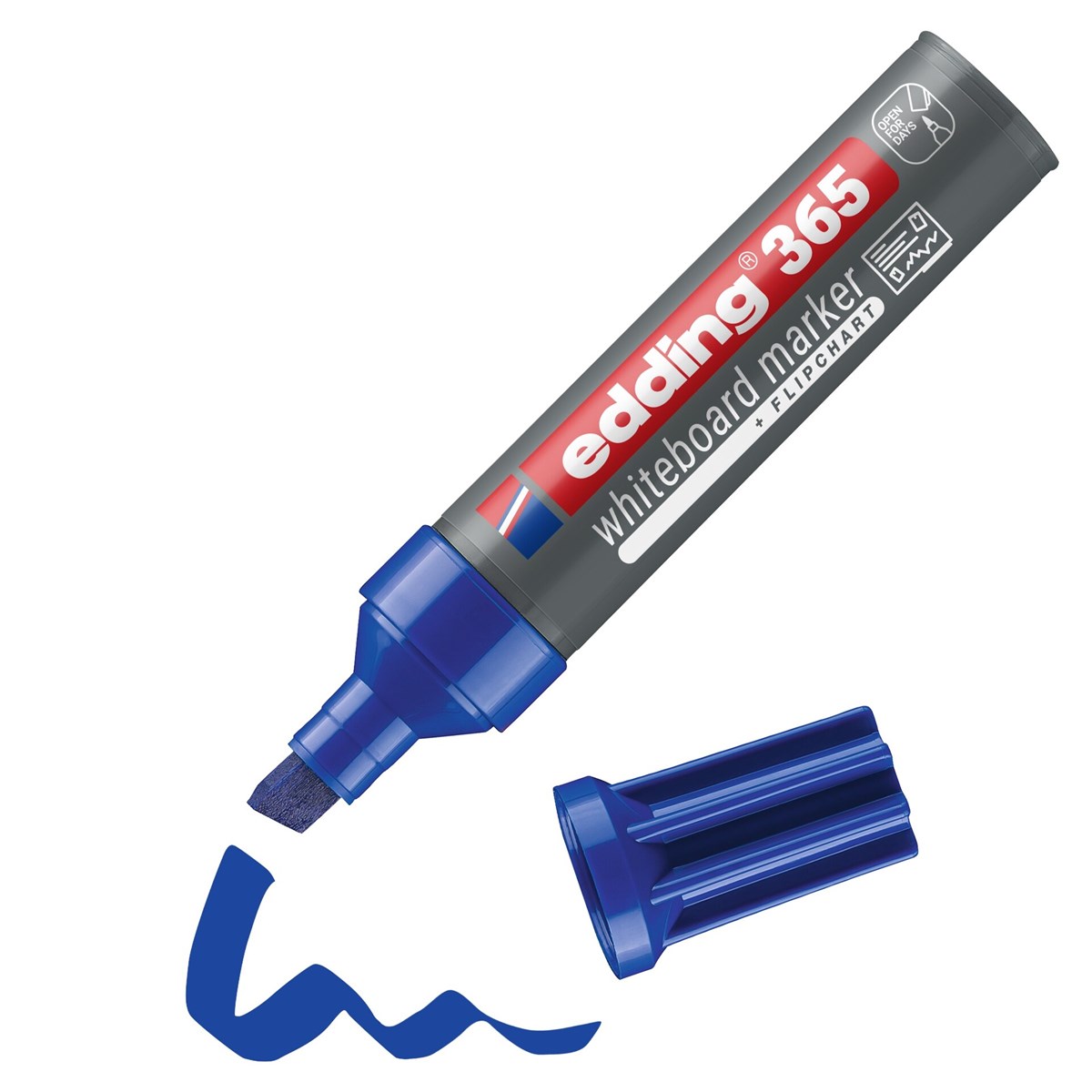 edding 365 Whiteboardmarker blau, Keilspitze 2-7 mm (Art.-Nr.: 4-365003)
