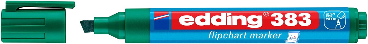 edding 383 Flipchartmarker grün, Keilspitze 1-5 mm (Art.-Nr.: 4-383004)