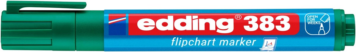 edding 383 Flipchartmarker grün, Keilspitze 1-5 mm (Art.-Nr.: 4-383004)