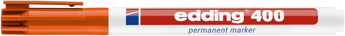 edding 400 Permanentmarker orange, Rundspitze 1 mm (Art.-Nr.: 4-400006)