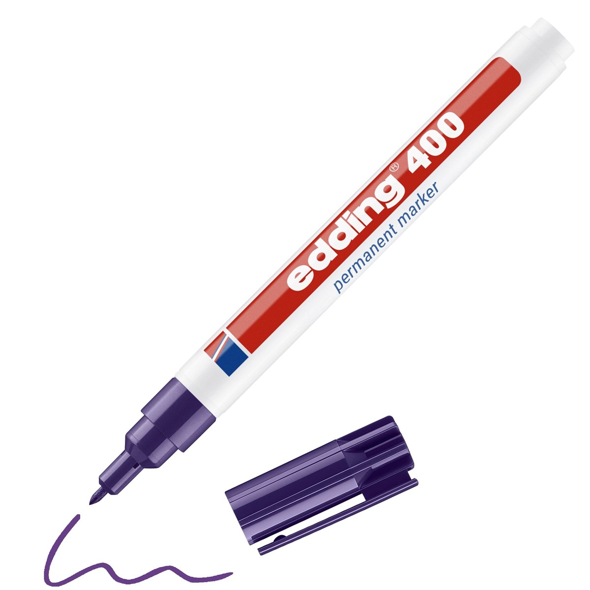 edding 400 Permanentmarker violett, Rundspitze 1 mm (Art.-Nr.: 4-400008)