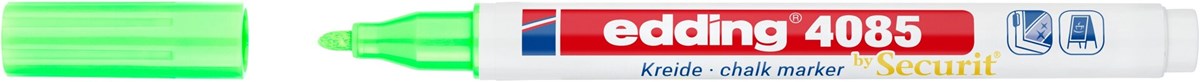 edding 4085 Kreidemarker neongrün, Rundspitze 1-2 mm (Art.-Nr.: 4-4085064)