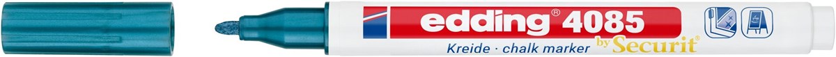 edding 4085 Kreidemarker blau-metallic, Rundspitze 1-2 mm (Art.-Nr.: 4-4085073)