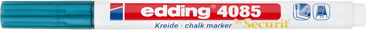 edding 4085 Kreidemarker blau-metallic, Rundspitze 1-2 mm (Art.-Nr.: 4-4085073)