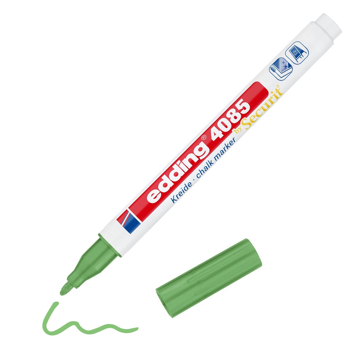 edding 4085 Kreidemarker grün-metallic, Rundspitze 1-2 mm (Art.-Nr.: 4-4085074)