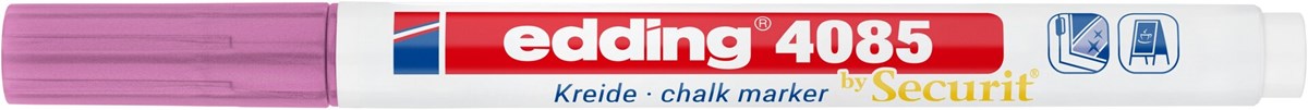 edding 4085 Kreidemarker pink-metallic, Rundspitze 1-2 mm (Art.-Nr.: 4-4085079)