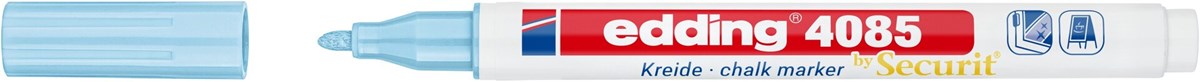 edding 4085 Kreidemarker pastellblau, Rundspitze 1-2 mm (Art.-Nr.: 4-4085139)