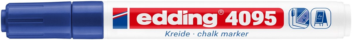 edding 4095 Kreidemarker blau, Rundspitze 2-3 mm (Art.-Nr.: 4-4095003)
