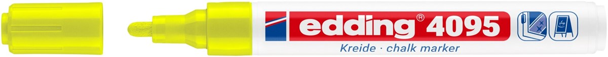 edding 4095 Kreidemarker neongelb, Rundspitze 2-3 mm (Art.-Nr.: 4-4095065)