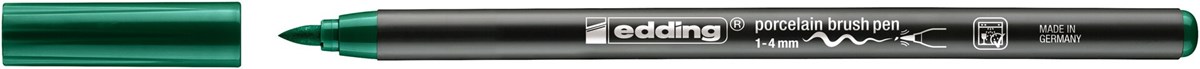 edding 4200 Porzellanpinselstift grün, Pinselspitze 1-4 mm (Art.-Nr.: 4-4200004)
