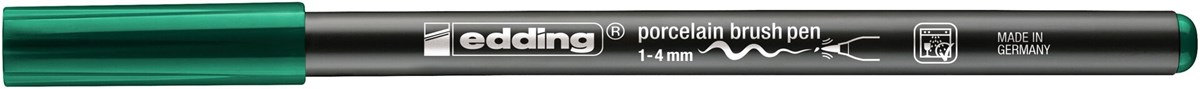 edding 4200 Porzellanpinselstift grün, Pinselspitze 1-4 mm (Art.-Nr.: 4-4200004)