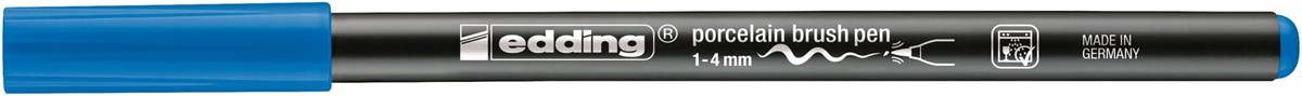 edding 4200 Porzellanpinselstift hellblau, Pinselspitze 1-4 mm (Art.-Nr.: 4-4200010)