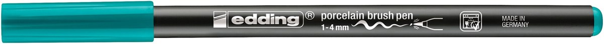 edding 4200 Porzellanpinselstift türkis, Pinselspitze 1-4 mm (Art.-Nr.: 4-4200014)