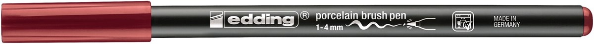 edding 4200 Porzellanpinselstift karmesin, Pinselspitze 1-4 mm (Art.-Nr.: 4-4200046)