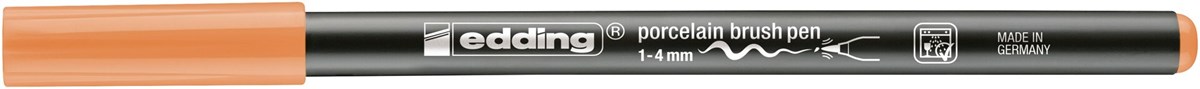 edding 4200 Porzellanpinselstift aprikose nude, Pinselspitze 1-4 mm (Art.-Nr.: 4-4200082)