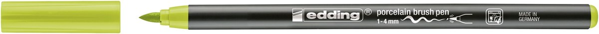 edding 4200 Porzellanpinselstift gelbgrün, Pinselspitze 1-4 mm (Art.-Nr.: 4-4200550)