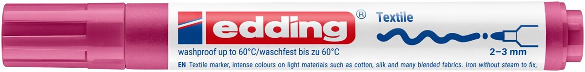 edding 4500 Textilmarker karminrot, Rundspitze 2-3 mm (Art.-Nr.: 4-4500019)